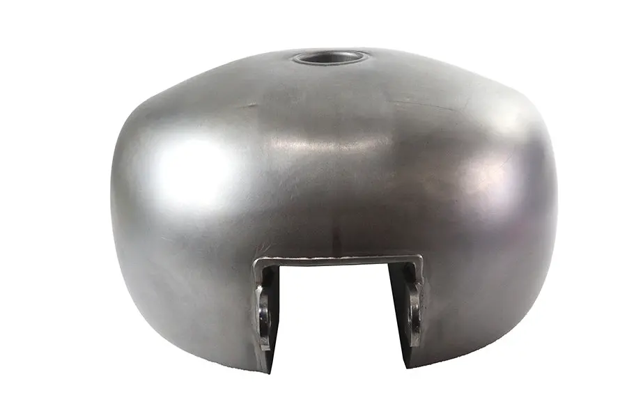 M8 Bobbed Gas Tank Raw Steel - V-Twin Mfg. 1