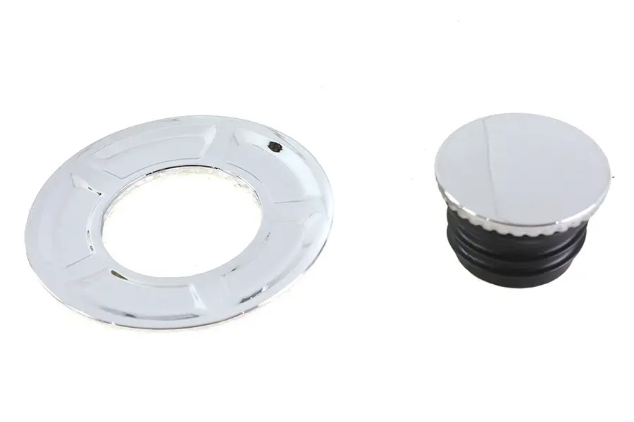 Pop Up Style Vented Gas Cap Chrome - V-Twin Mfg. 1