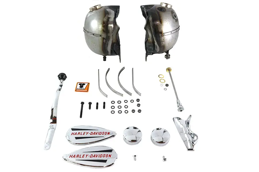 Fat Bob Gas Tank Kit With 3.5 Gallon - V-Twin Mfg. 1