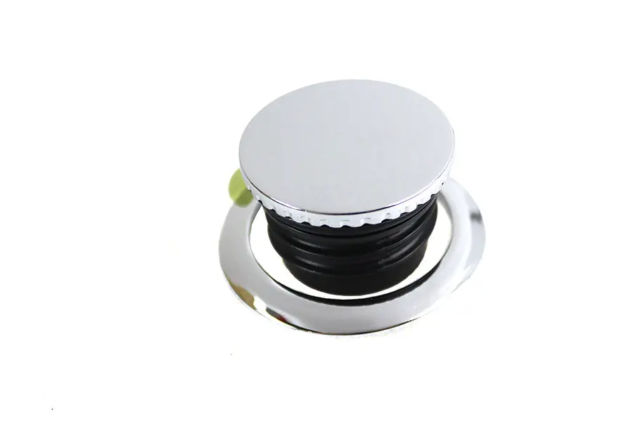 Flush Mount Gas Cap Chrome - V-Twin Mfg. 1