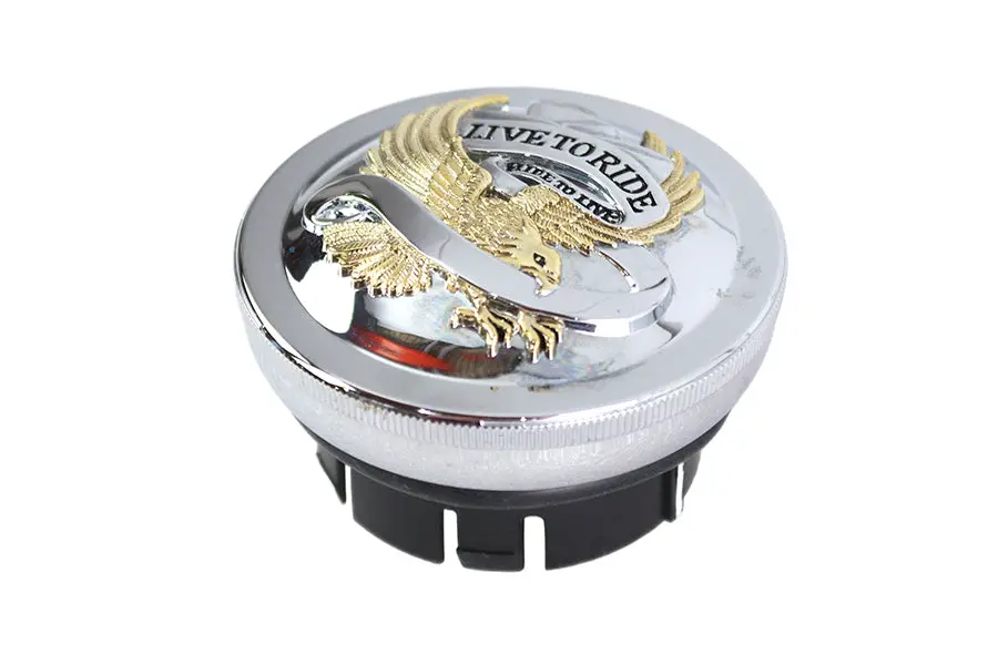 Eagle Spirit Gas Cap Non-Vented Gold - V-Twin Mfg. 1