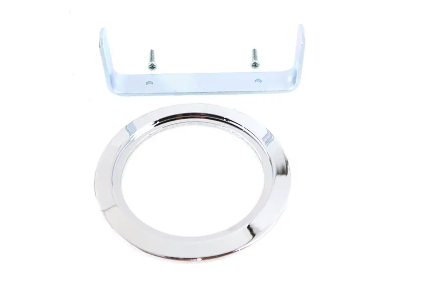 Speedometer Adapter Ring Kit Chrome - V-Twin Mfg. 1