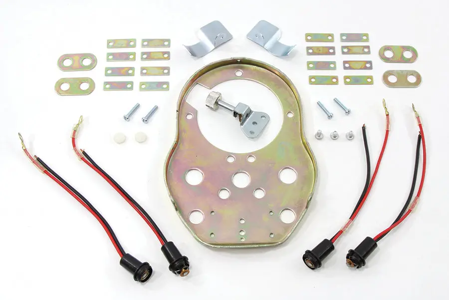 Cateye Dash Base With Sockets - V-Twin Mfg. 1
