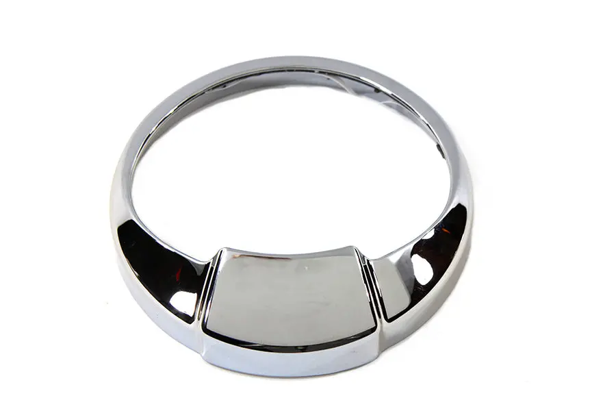 Chrome 3.75 Inch Speedometer Visor - V-Twin Mfg. 1
