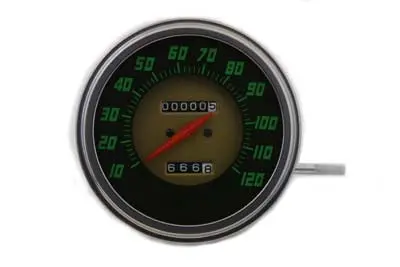 1:1 Speedometer With Red Needle - V-Twin Mfg. 1