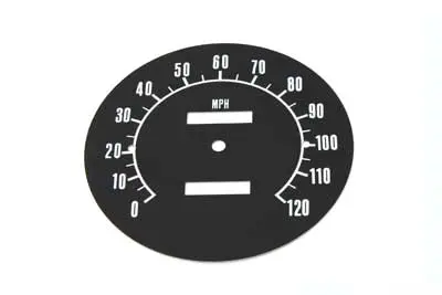 Speedometer Tin Face - V-Twin Mfg. 1