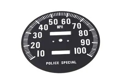 Speedometer Tin Face - V-Twin Mfg. 1