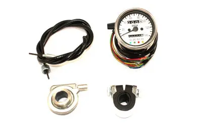Mini 60Mm Speedometer With 2:1 Ratio - V-Twin Mfg. 1