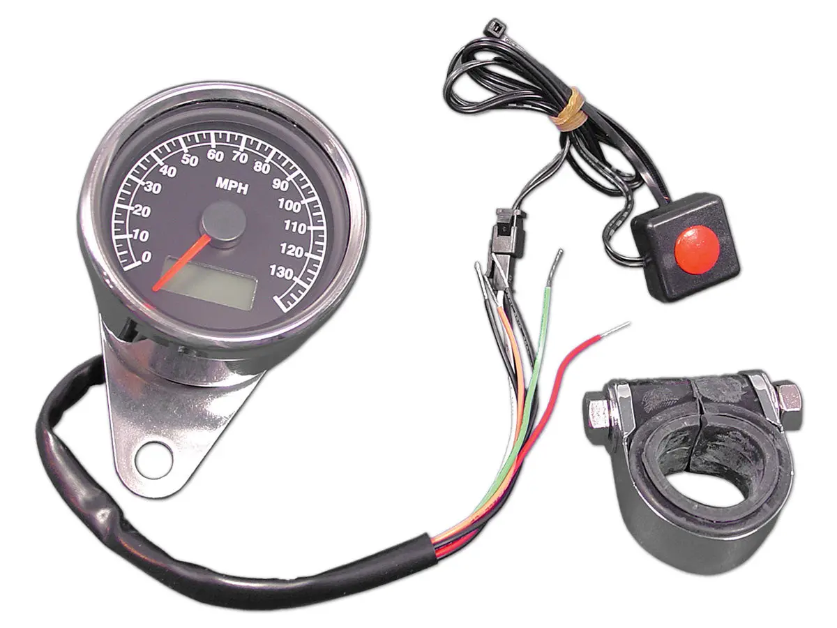 60Mm Mini Electric Speedometer - V-Twin Mfg. 1