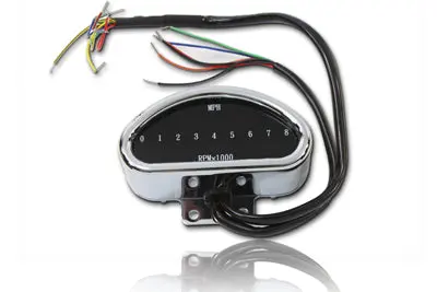 Digital Mini Speedometer And Tachometer - V-Twin Mfg. 1