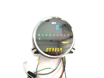Digital Electronic Speedometer With Tachometer - V-Twin Mfg. 1