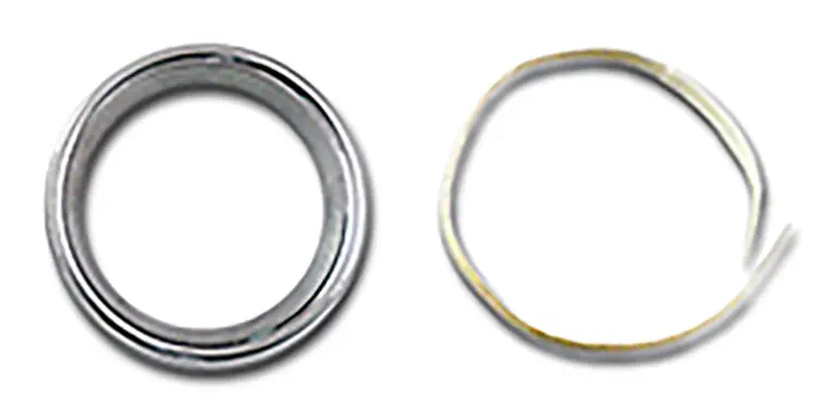 2 Inch Gauge Bezel Cover Chrome - V-Twin Mfg. 1