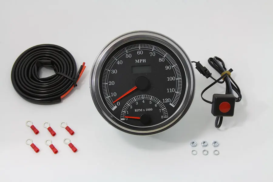 Multi Ratio Speedometer And Tachometer Combo - V-Twin Mfg. 1