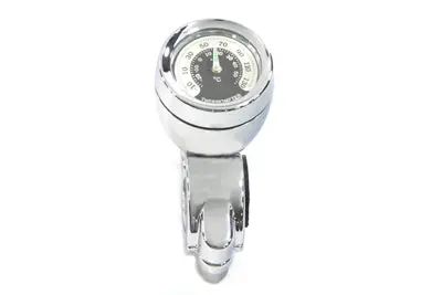 Temperature Gauge With Mount Chrome - V-Twin Mfg. 1