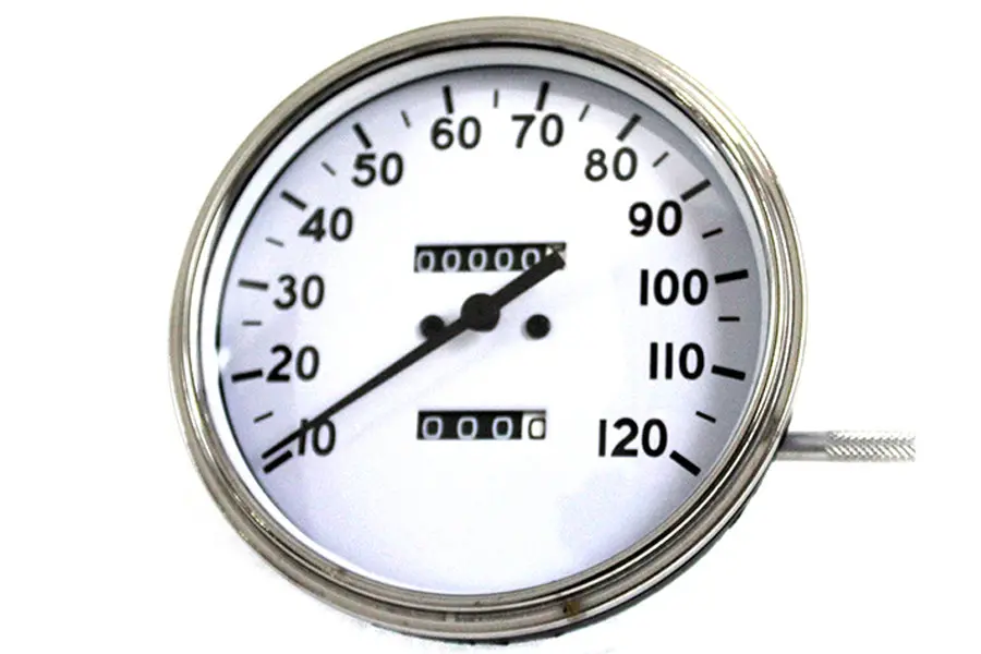Replica 2:1 Speedometer With Black Needle - V-Twin Mfg. 1