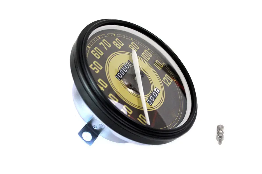 Speedometer With 2:1 Ratio And White Needle - V-Twin Mfg. 1