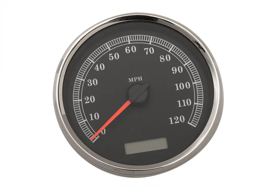 5 Inch Electronic Speedometer Assembly Black - V-Twin Mfg. 1