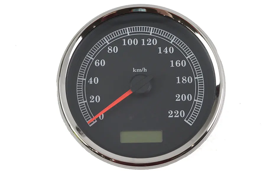 5 Inch Electronic Speedometer Assembly Black - V-Twin Mfg. 1