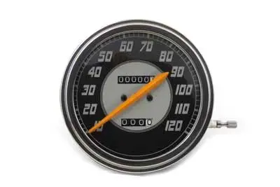 Speedometer With 2:1 Ratio And Orange Needle - V-Twin Mfg. 1