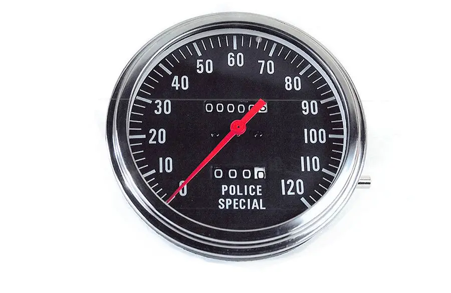 Police Special Speedometer With 2:1 Ratio - V-Twin Mfg. 1