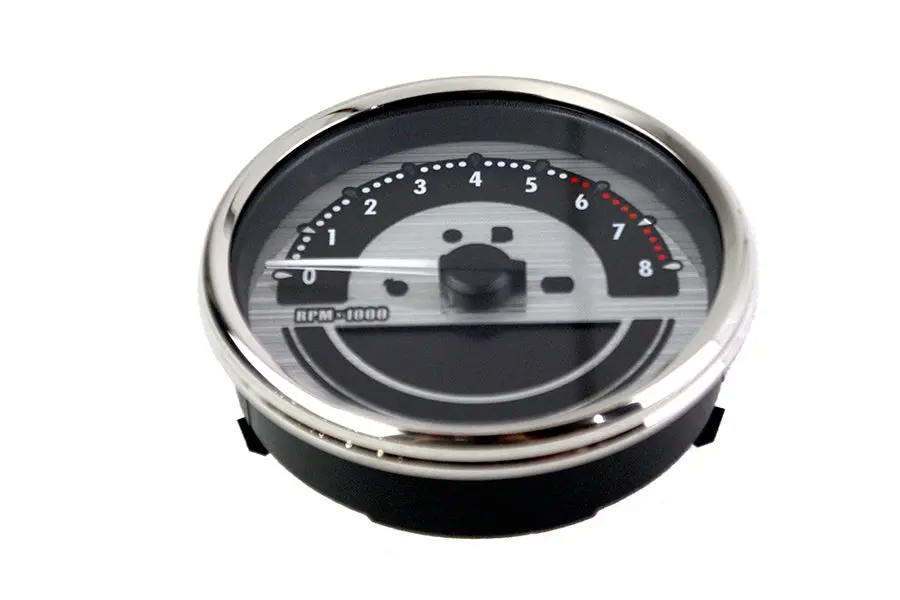 Aee 5 Inch Dakota Style Speedometer Silver - V-Twin Mfg. 1