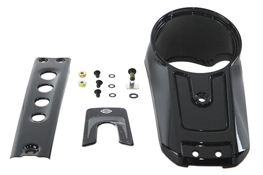 Oe Softail Deluxe Dash Panel Black - V-Twin Mfg. 1