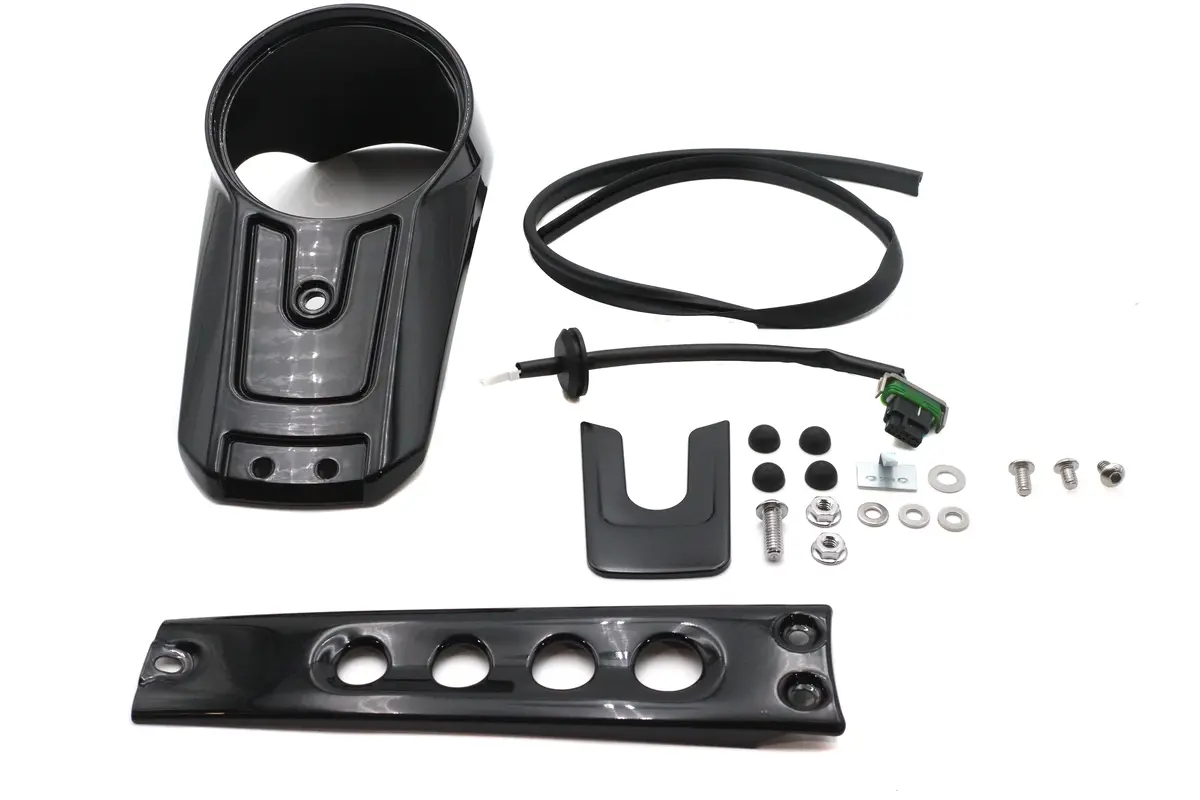 Dash Panel Kit Black - V-Twin Mfg. 1