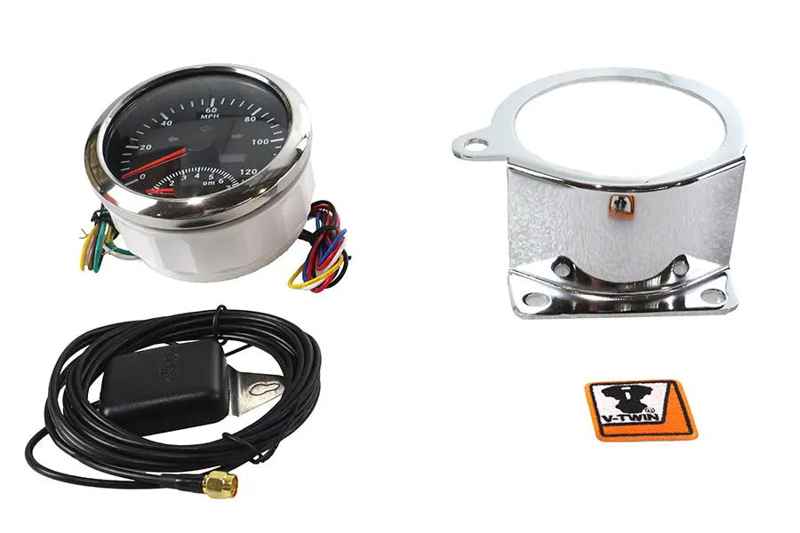 85Mm Tachometer And Speedometer Gauge Kit - V-Twin Mfg. 1
