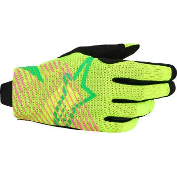 Alpinestars Radar Pro Gloves - Green/Fluo Yellow/Fluo Pink - Small 3560325-6025-S 1