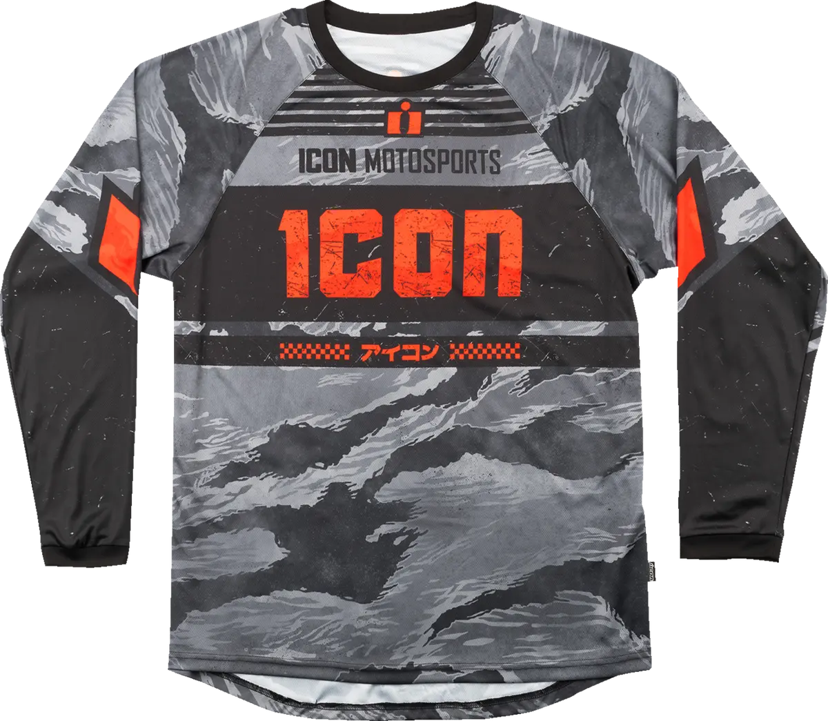 Icon Tiger’S Blood Jersey - Gray Camo - 4Xl 2824-0097 1