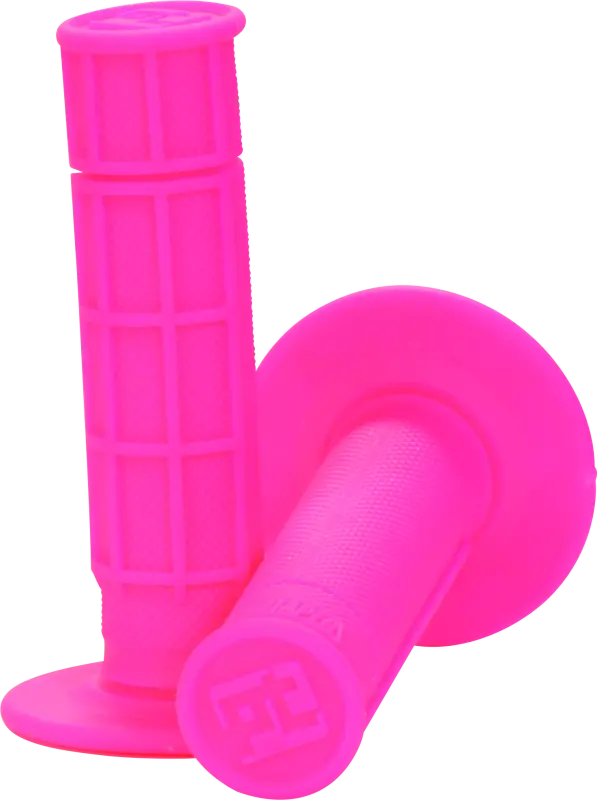 Protaper 1/2 Waffle Grips - Neon Pink 1