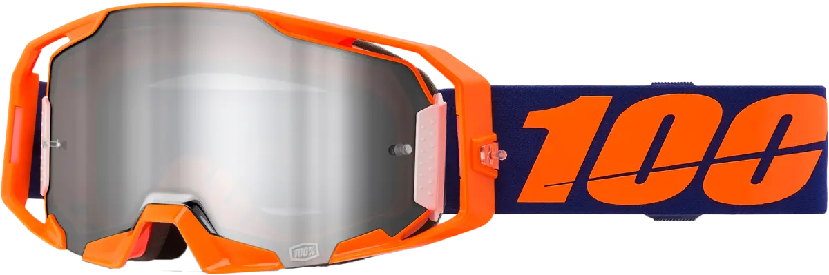 Armatic Goggle Neon Org Mirror Silvr Flash 1