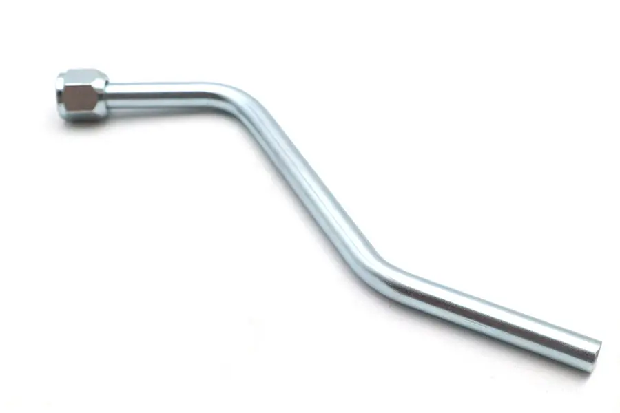 Inner Primary Drain Fitting Tube Zinc - V-Twin Mfg. 1