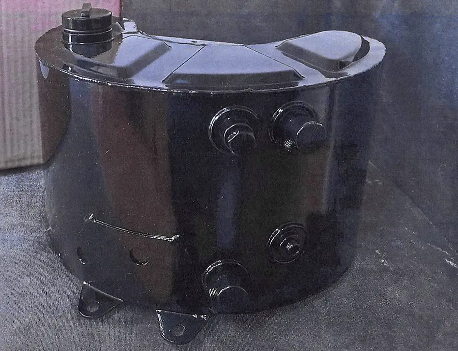 Black Xlch Oil Tank - V-Twin Mfg. 1