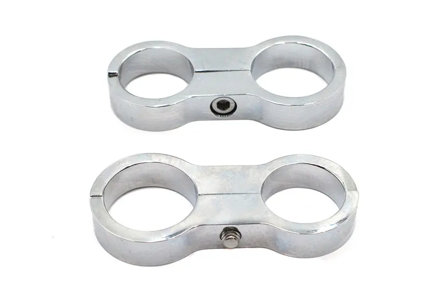 Oil Cooler Clamp Set - V-Twin Mfg. 1