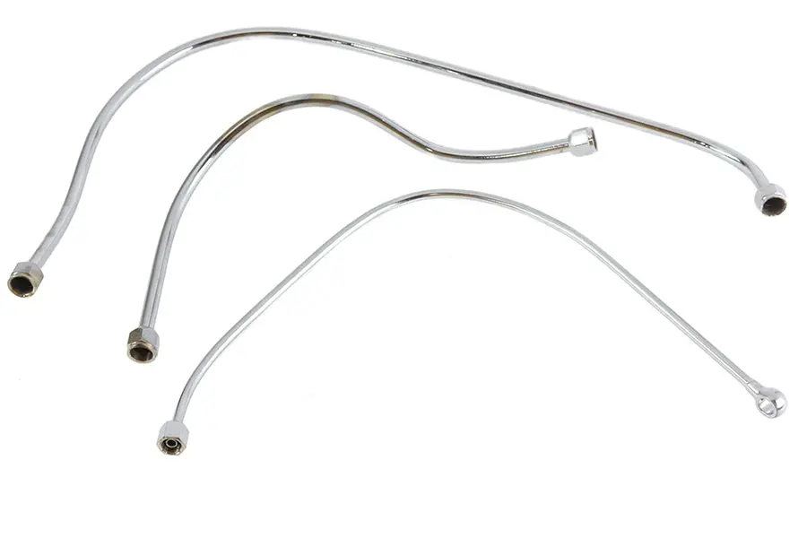 Chrome Oil Line Set - V-Twin Mfg. 1