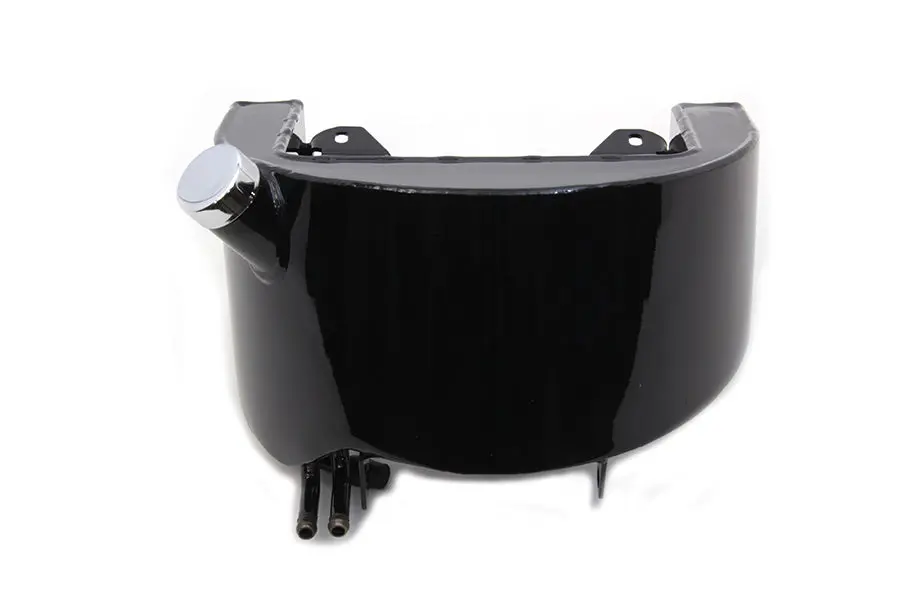 Gloss Black Oil Tank 4 Spigot - V-Twin Mfg. 1