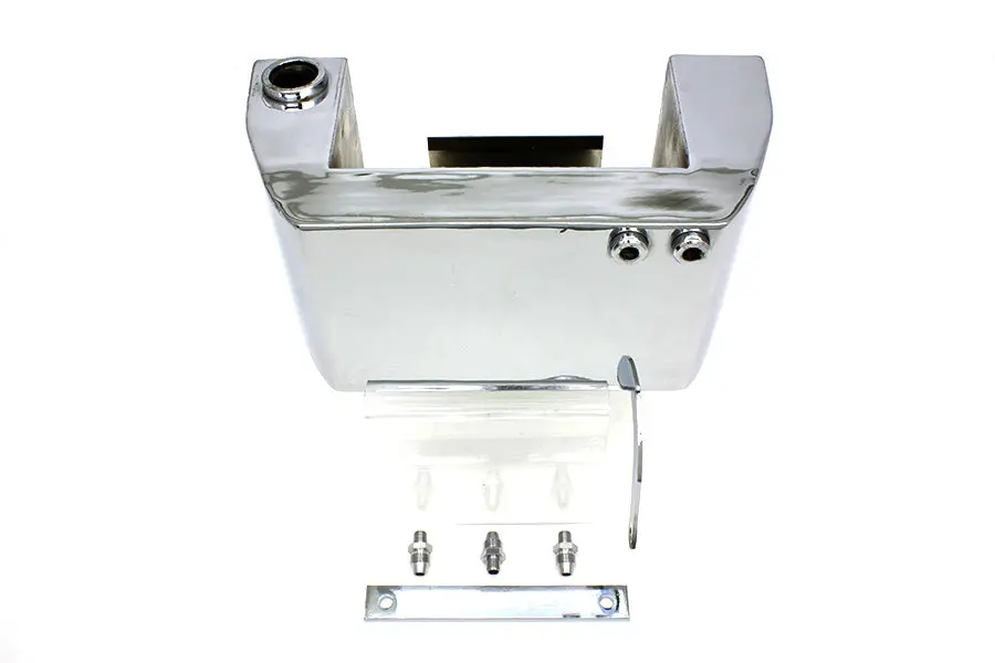 Electric Start Oil Tank Chrome - V-Twin Mfg. 1