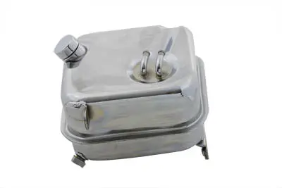 Swingarm Oil Tank Chrome - V-Twin Mfg. 1