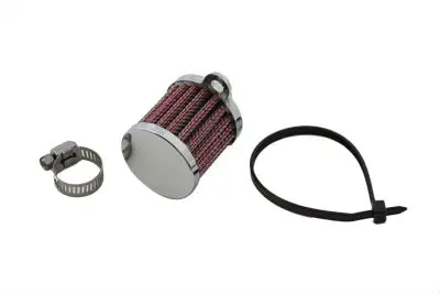Chrome Crankcase Breather - V-Twin Mfg. 1