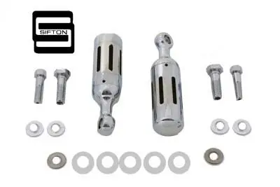Sifton Dual Canister Set Chrome - V-Twin Mfg. 1