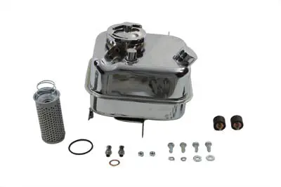 Chrome Oil Tank Kit - V-Twin Mfg. 1