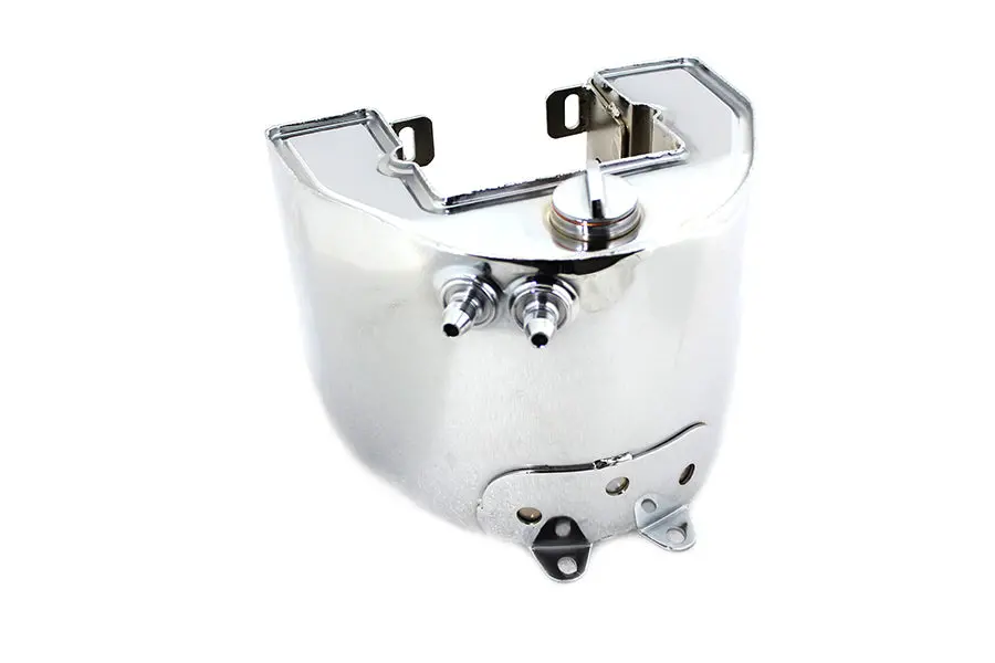 York Electric Start Oil Tank Chrome - V-Twin Mfg. 1