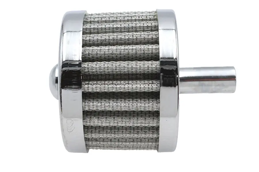 Sifton Chrome Crankcase Breather - V-Twin Mfg. 1