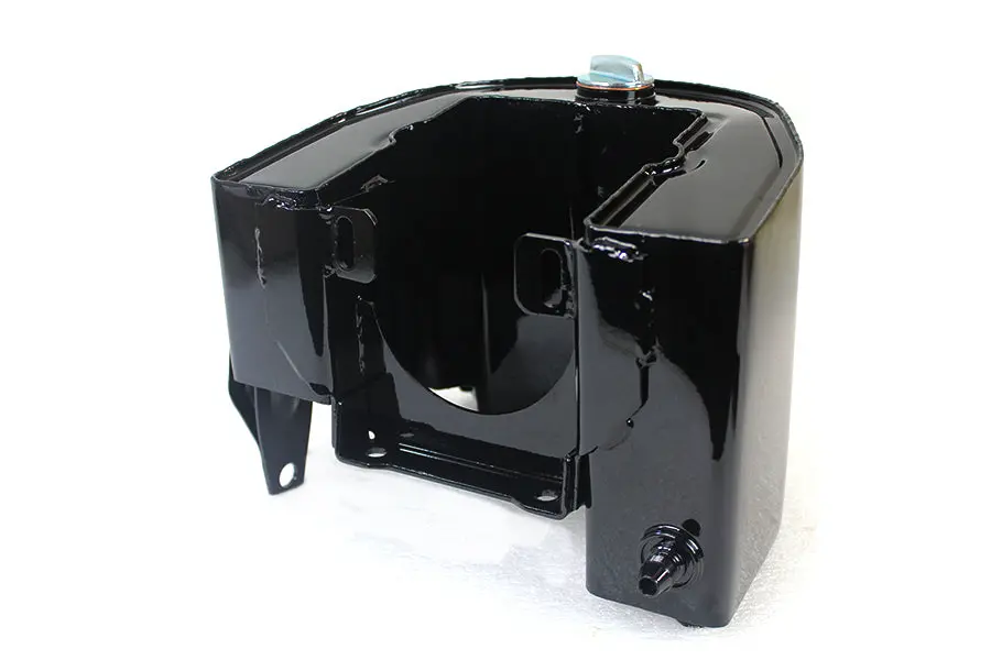 York Electric Start Oil Tank Black - V-Twin Mfg. 1