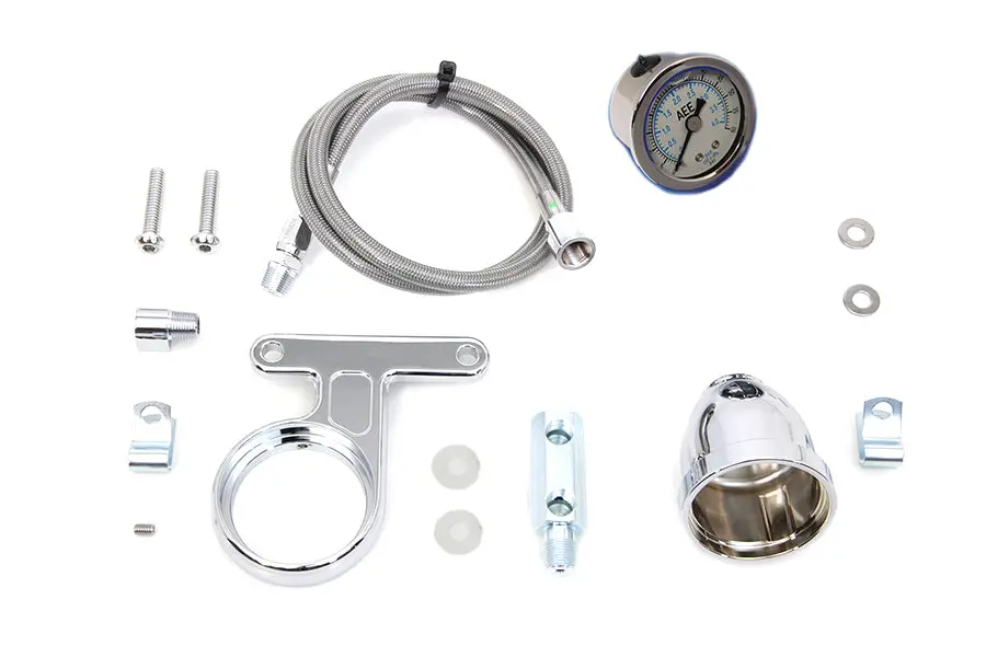 Rocker Box Oil Pressure Gauge Kit - V-Twin Mfg. 1