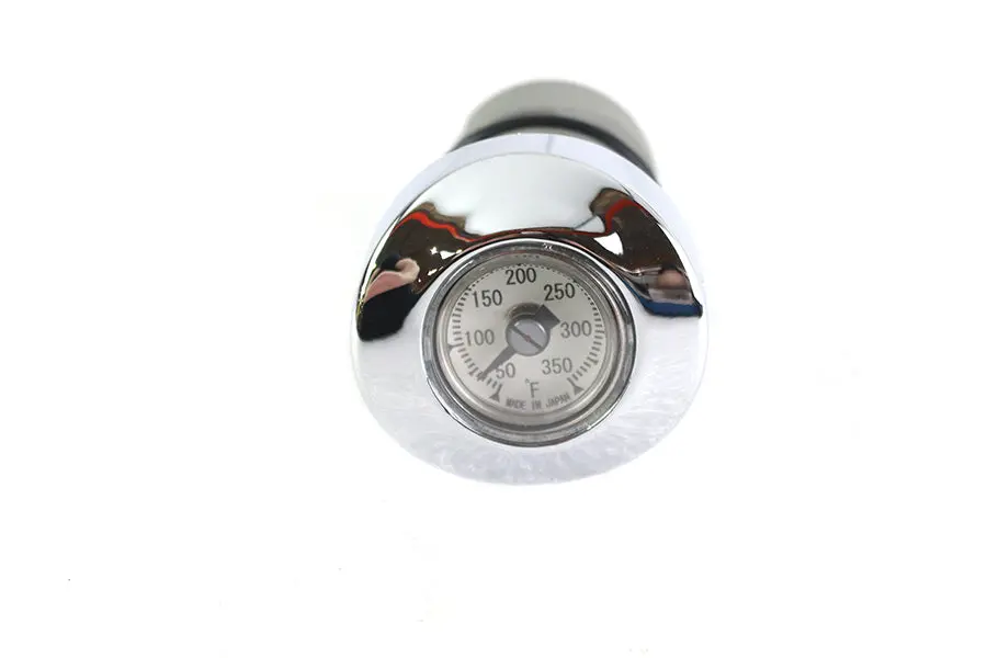Oil Temperature Gauge White - V-Twin Mfg. 1
