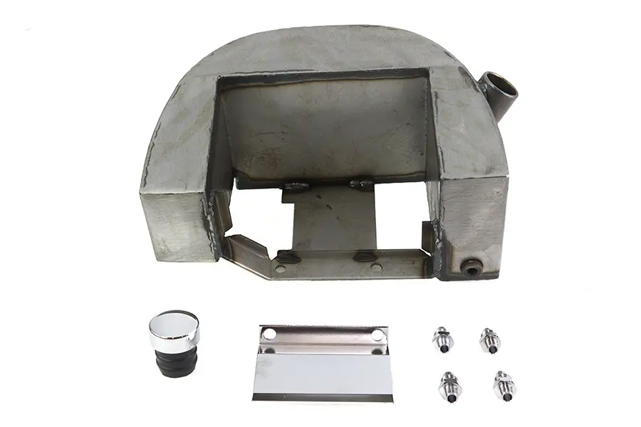 Electric Start Oil Tank Raw - V-Twin Mfg. 1