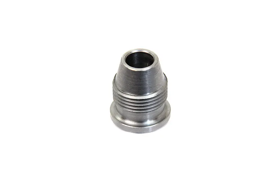 Inner Primary Drain Fitting Raw - V-Twin Mfg. 1