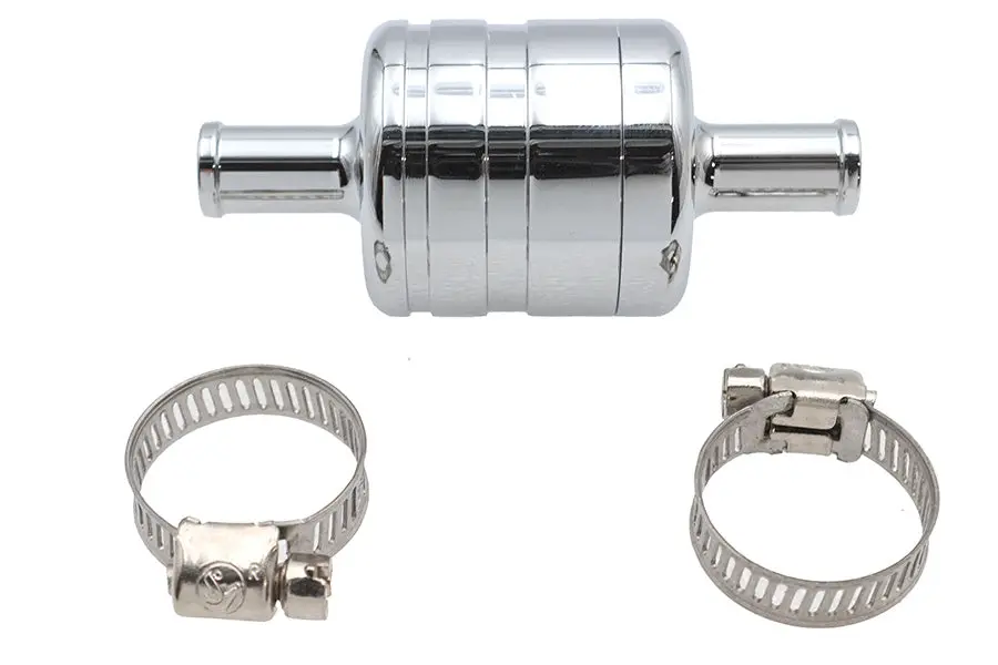 Crankcase Breather Vent Canister Chrome - V-Twin Mfg. 1